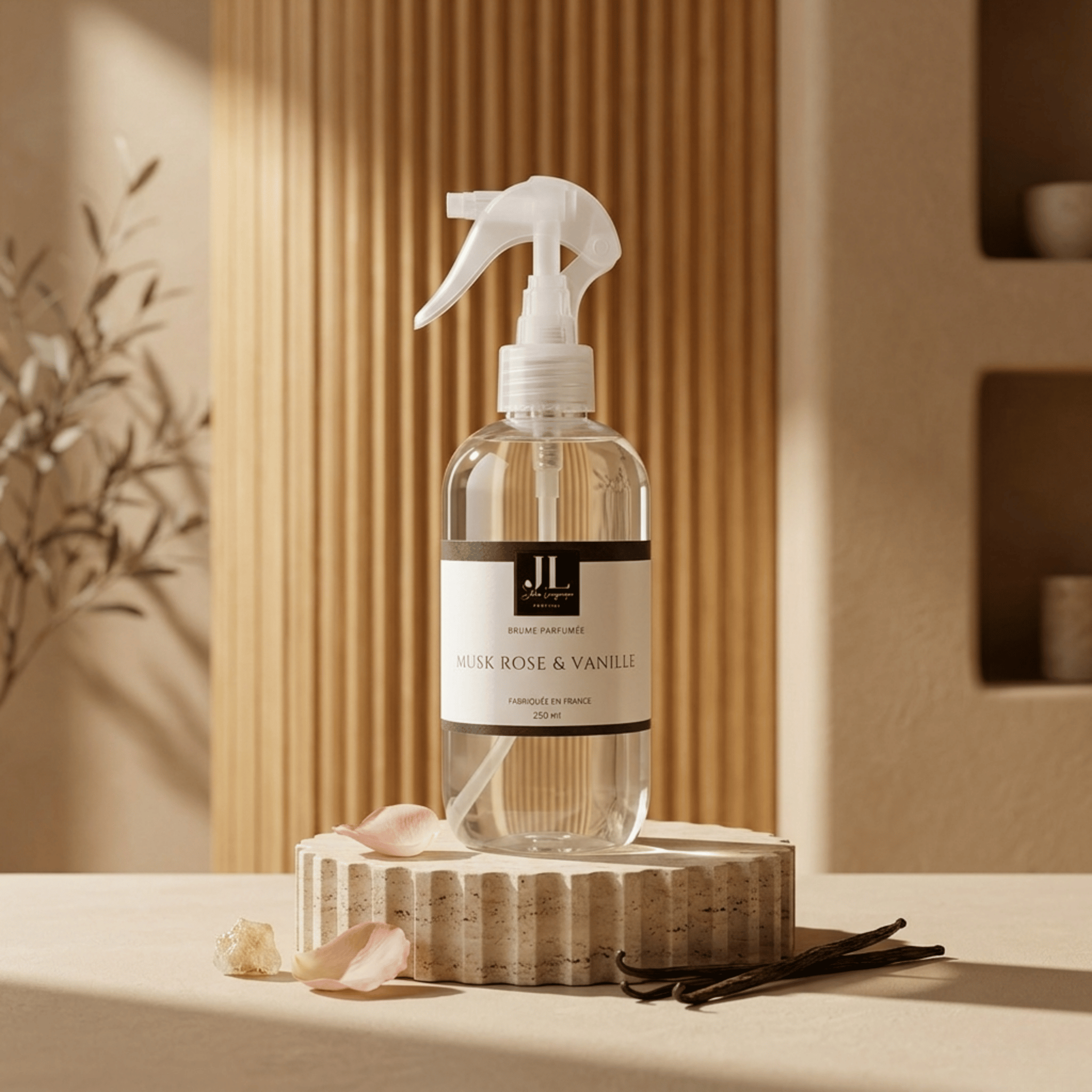 Brume parfumée ”Musk Rose & Vanille”