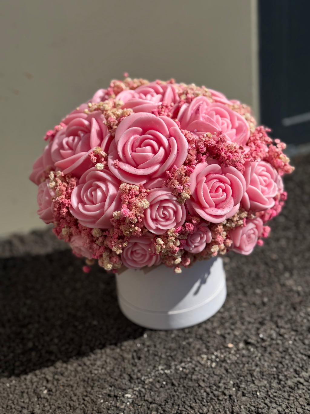 Bouquet parfumé en cire