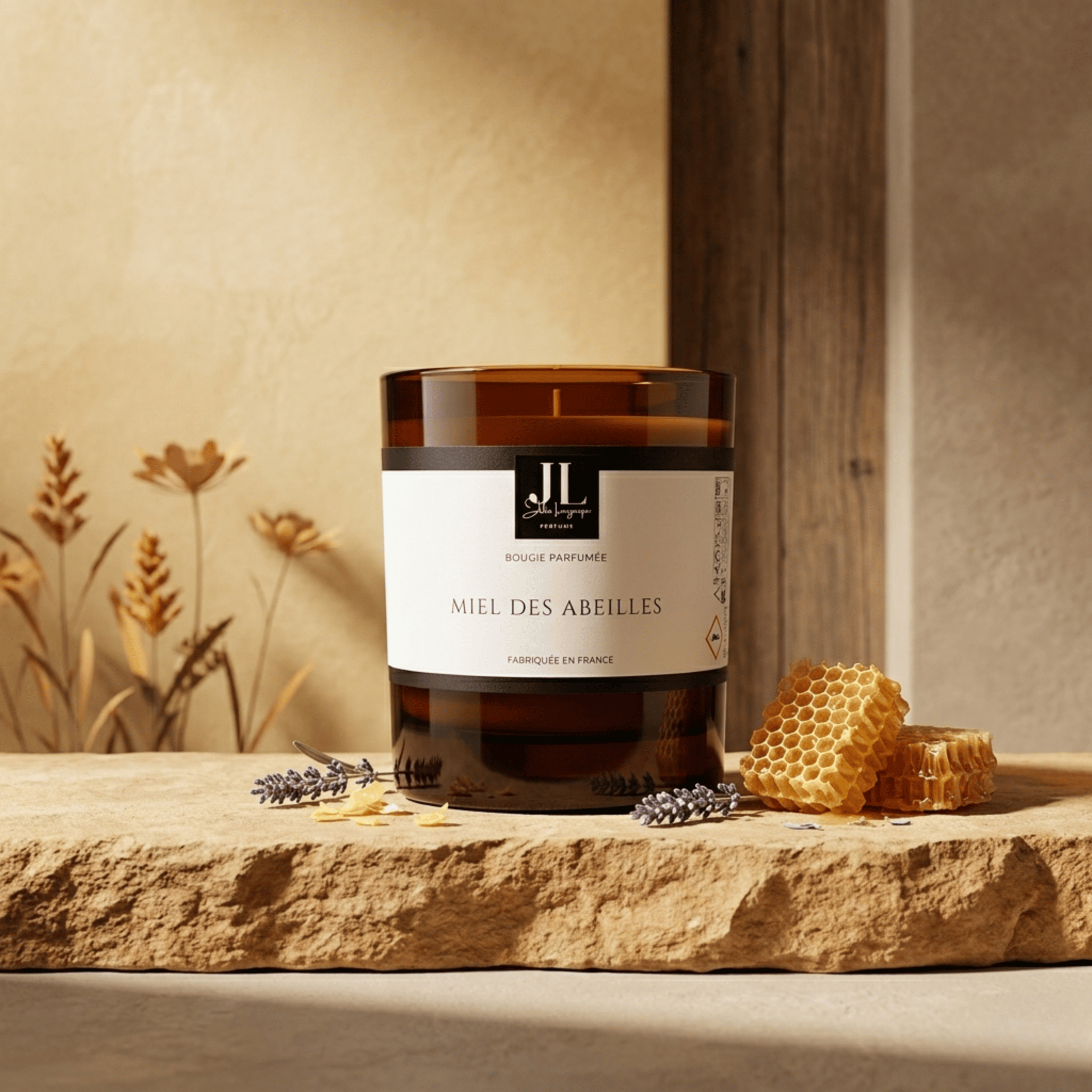 Bougie parfumée “Miel des Abeilles”