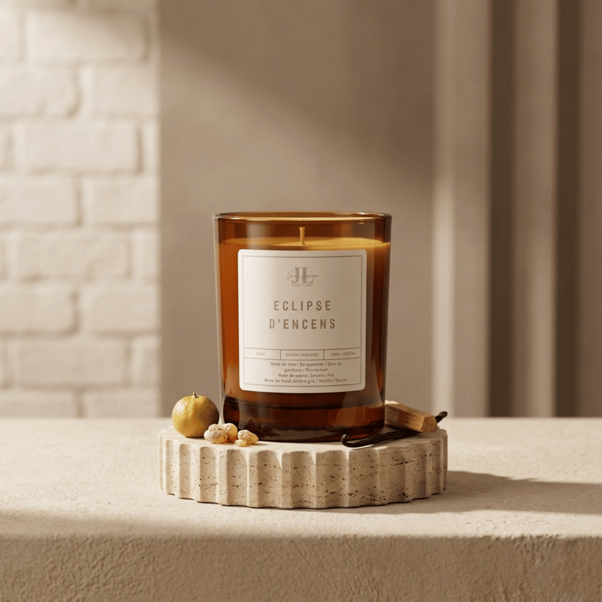 Bougie parfumée “Eclipse d'Encens”