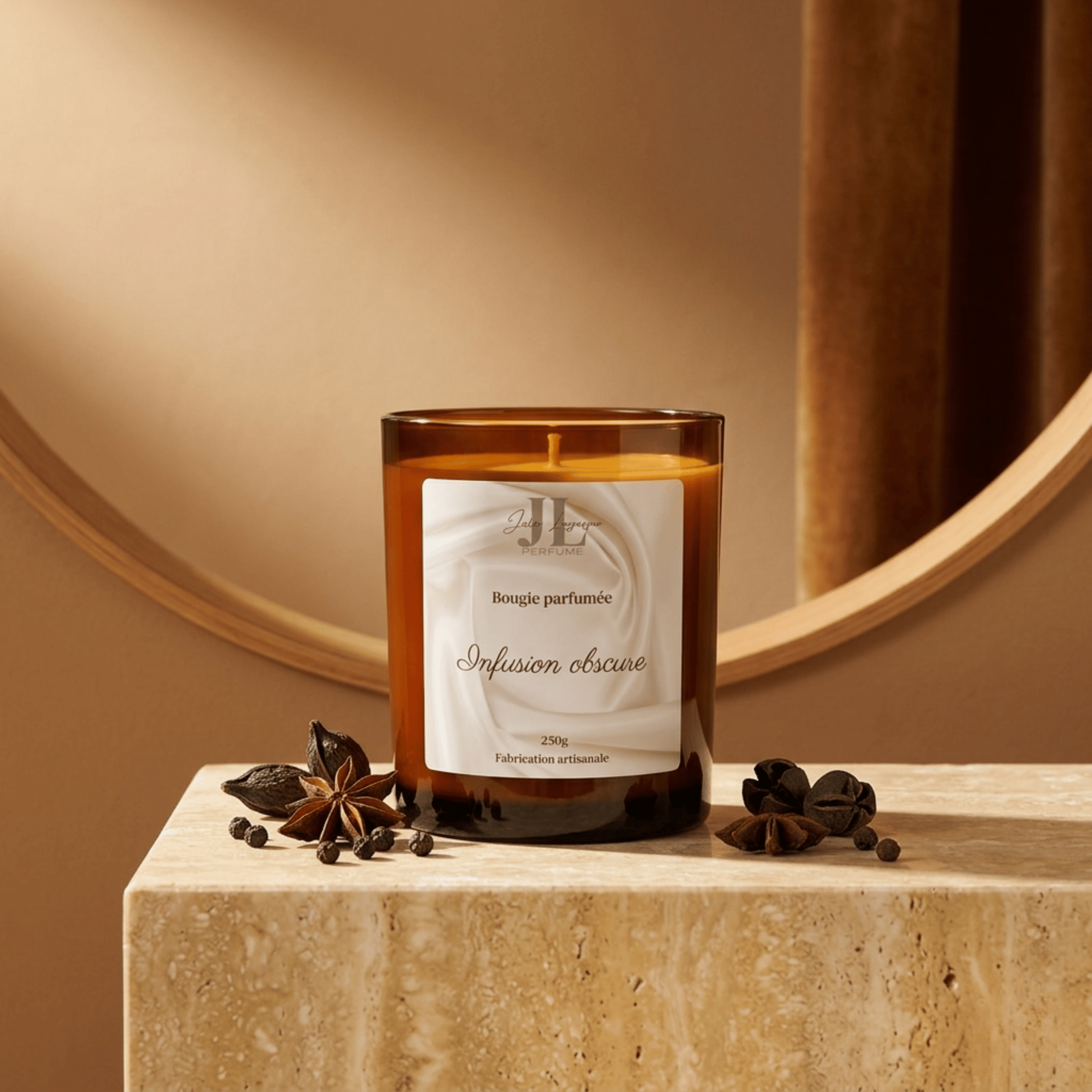Bougie parfumée “Infusion Obscure”