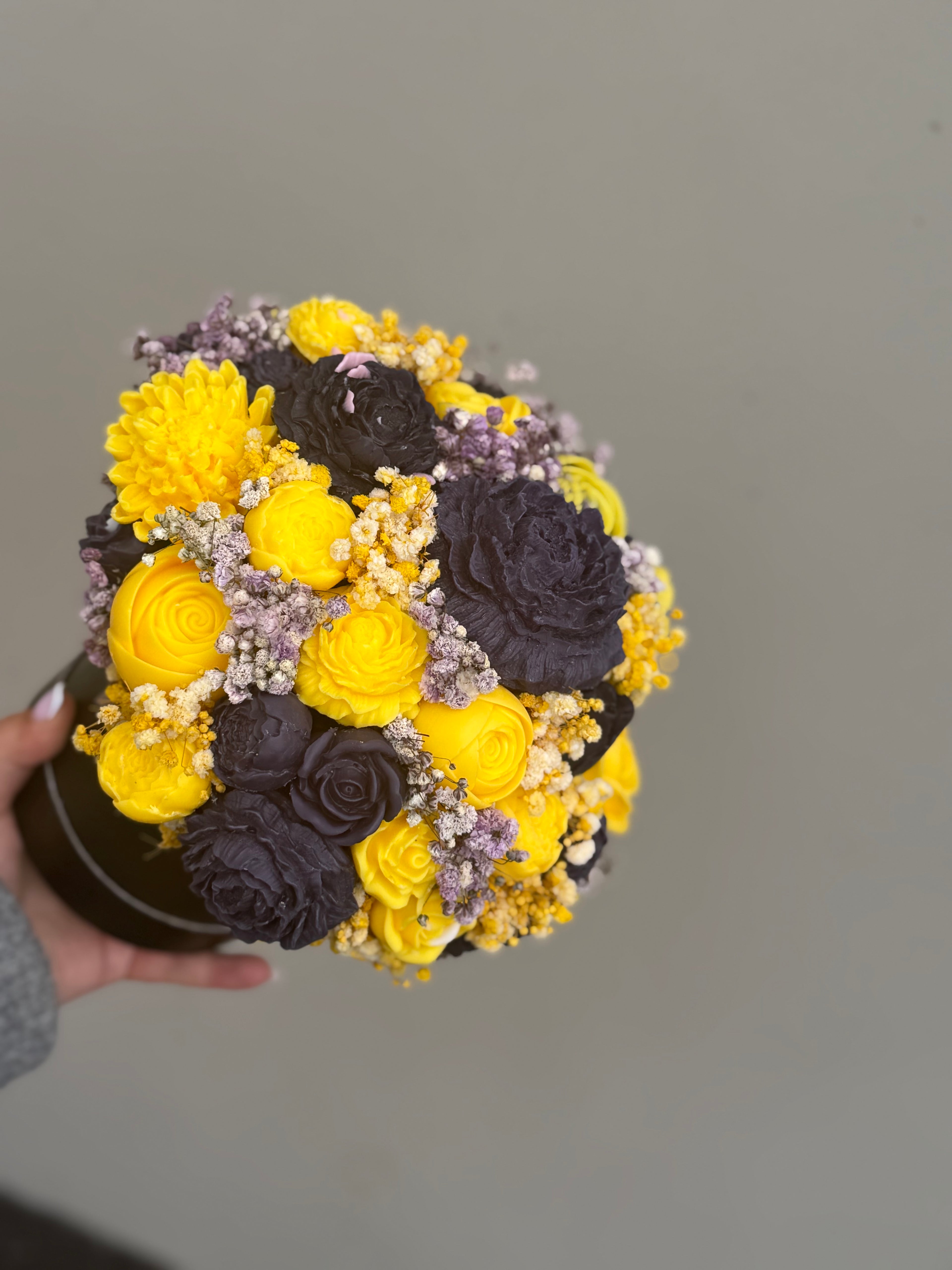 Bouquet parfumé en cire