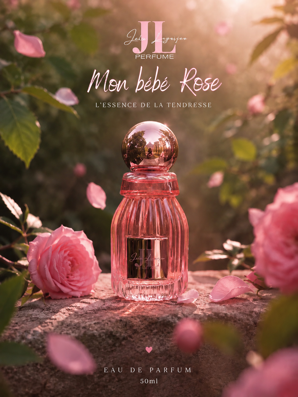 Eau de parfum «  Mon bébé Rose »